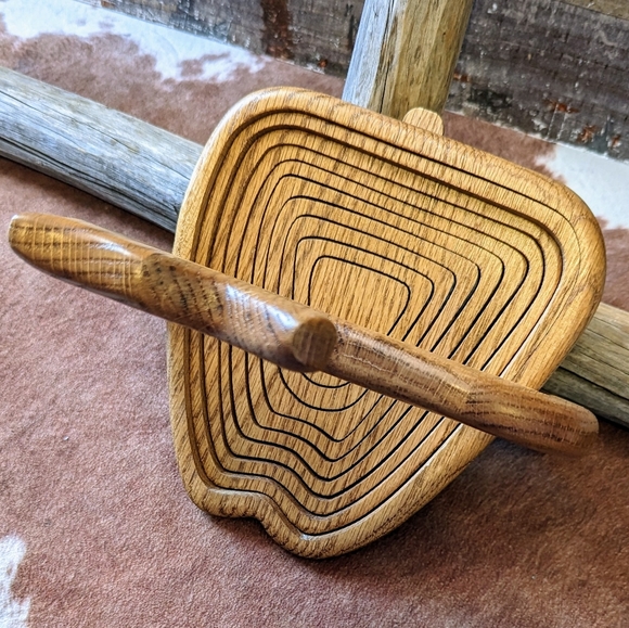 Vintage Wooden Apple Expandable Basket Country Farmhouse Decor - Picture 10 of 10